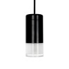 MOOSEE lampa ścienna FLUSSO WALL 3        czarna