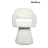 MaMaison krzesło obrotowe VERONA białe