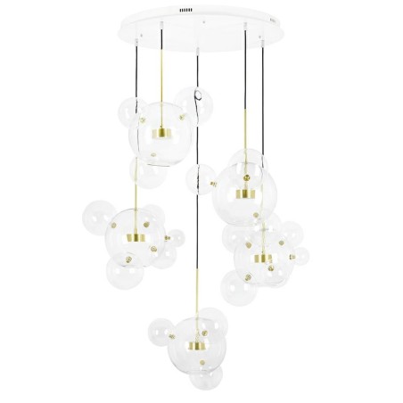 MOOSEE Lampa wisząca CAPRI DISC 5 złota