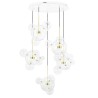 MOOSEE Lampa wisząca CAPRI DISC 5 złota