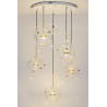 MOOSEE Lampa wisząca CAPRI DISC 5 złota