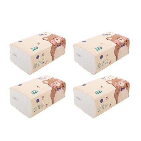 Zestaw 4 opakowań chusteczek 4-warstwowe  SHP SOFT 4