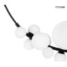 MOOSEE lampa wisząca ROCIO czarna