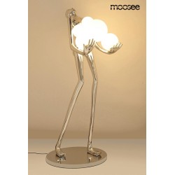 MOOSEE lampa podłogowa HUMAN SILVER       PREMIUM