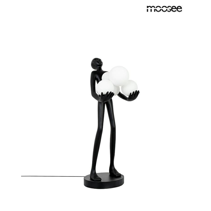 MOOSEE lampa stołowa HUMAN PREMIUM        czarna