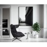 Fotel obrotowy VITA VELVET czarny PU