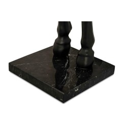 MOOSEE lampa podłogowa KOŃ HORSE STAND    S czarna - włókno szklane