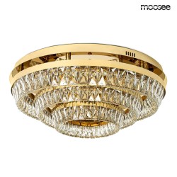 MOOSEE lampa sufitowa / plafon SAVOY 3    złota