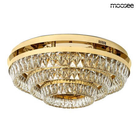 MOOSEE lampa sufitowa / plafon SAVOY 3    złota