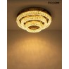 MOOSEE lampa sufitowa / plafon SAVOY 3    złota