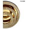 MOOSEE lampa sufitowa / plafon SAVOY 3    złota