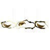 MOOSEE lampa wisząca CHAIN 210 złota