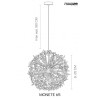 MOOSEE lampa wisząca MONETE 65 złota