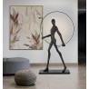MOOSEE lampa podłogowa HUMAN ROUND        włókno szklane