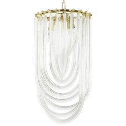 MOOSEE lampa wisząca MURANO L złota