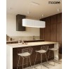 MOOSEE lampa wisząca MAZAYA biała