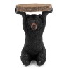 KARE stolik BEAR 53x33 cm drewniany / czarny
