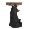 KARE stolik BEAR 53x33 cm drewniany / czarny