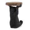 KARE stolik BEAR 53x33 cm drewniany / czarny