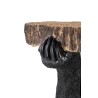 KARE stolik BEAR 53x33 cm drewniany / czarny