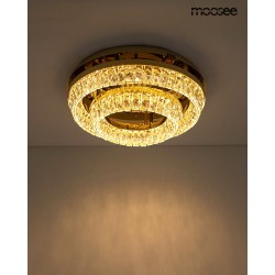 MOOSEE lampa sufitowa / plafon SAVOY 2    złota