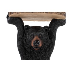 KARE stolik BEAR 53x33 cm drewniany / czarny