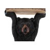 KARE stolik BEAR 53x33 cm drewniany / czarny