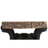 KARE stolik BEAR 53x33 cm drewniany / czarny