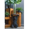 KARE stolik BEAR 53x33 cm drewniany / czarny