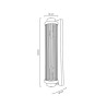 MOOSEE lampa ścienna COLUMN 60 złota