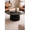 MaMaison stolik kawowy LEVANTE 75 czarny  marmur / drewno