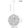MOOSEE lampa wisząca MONETE 50 złota