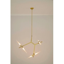 MOOSEE lampa wisząca CANDELABR 6 złota
