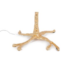 MOOSEE lampa podłogowa TIFFANY 175        czarna mosiądz / naturalne pióra