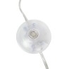 MOOSEE lampa podłogowa TIFFANY 175        czarna mosiądz / naturalne pióra