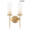 MOOSEE lampa ścienna TORCH TWIN złota