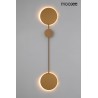 MOOSEE lampa ścienna SHADOW 2 złota