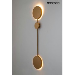 MOOSEE lampa ścienna SHADOW 2 złota
