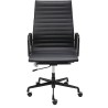 Fotel biurowy AERON PRESTIGE PLUS czarny - skóra naturalna, aluminium