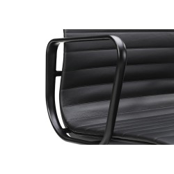 Fotel biurowy AERON PRESTIGE PLUS czarny - skóra naturalna, aluminium
