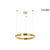 MOOSEE lampa wisząca RING LUXURY 50  złota