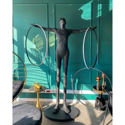 MOOSEE lampa podłogowa HUMAN CIRCULO      włókno szklane