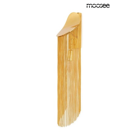 MOOSEE lampa ścienna LAMBADA łańcuszki złota