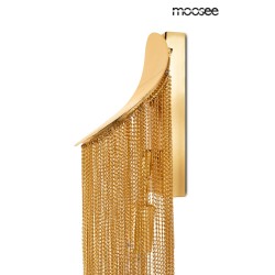 MOOSEE lampa ścienna LAMBADA łańcuszki złota