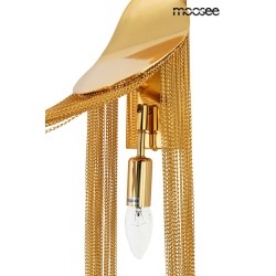 MOOSEE lampa ścienna LAMBADA łańcuszki złota