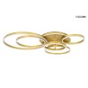 MOOSEE lampa sufitowa / plafon RINGS 6    złota