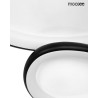 MOOSEE lampa sufitowa / plafon AREA 3     czarna