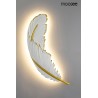MOOSEE lampa ścienna PIÓRKO  biała / złota