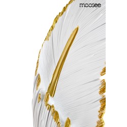 MOOSEE lampa ścienna PIÓRKO  biała / złota