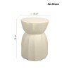 MaMaison stolik ROLLING 35 beżowy /       drewno